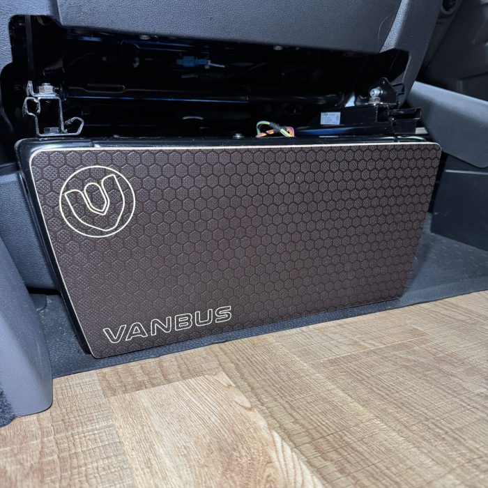 VW Transporter T5–T6.1 HEX Seat Base Panel Dark Brown