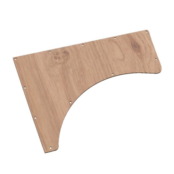 VW Transporter T5–T6.1 Rear LOWER PLY Panel SWB