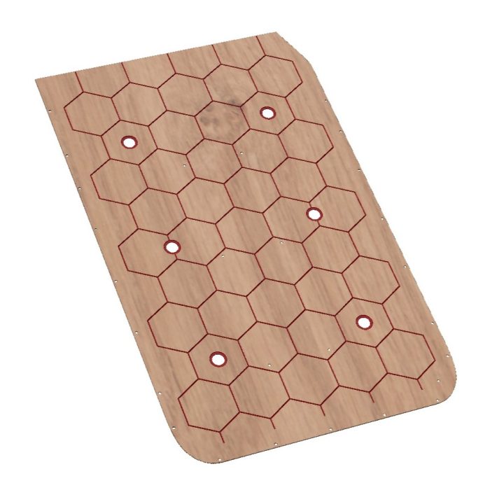 VW Transporter T5–T6.1 Roof Panel - BIRCH PLY