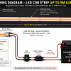 COB wiring diagram over 5m in VW SWB HALO