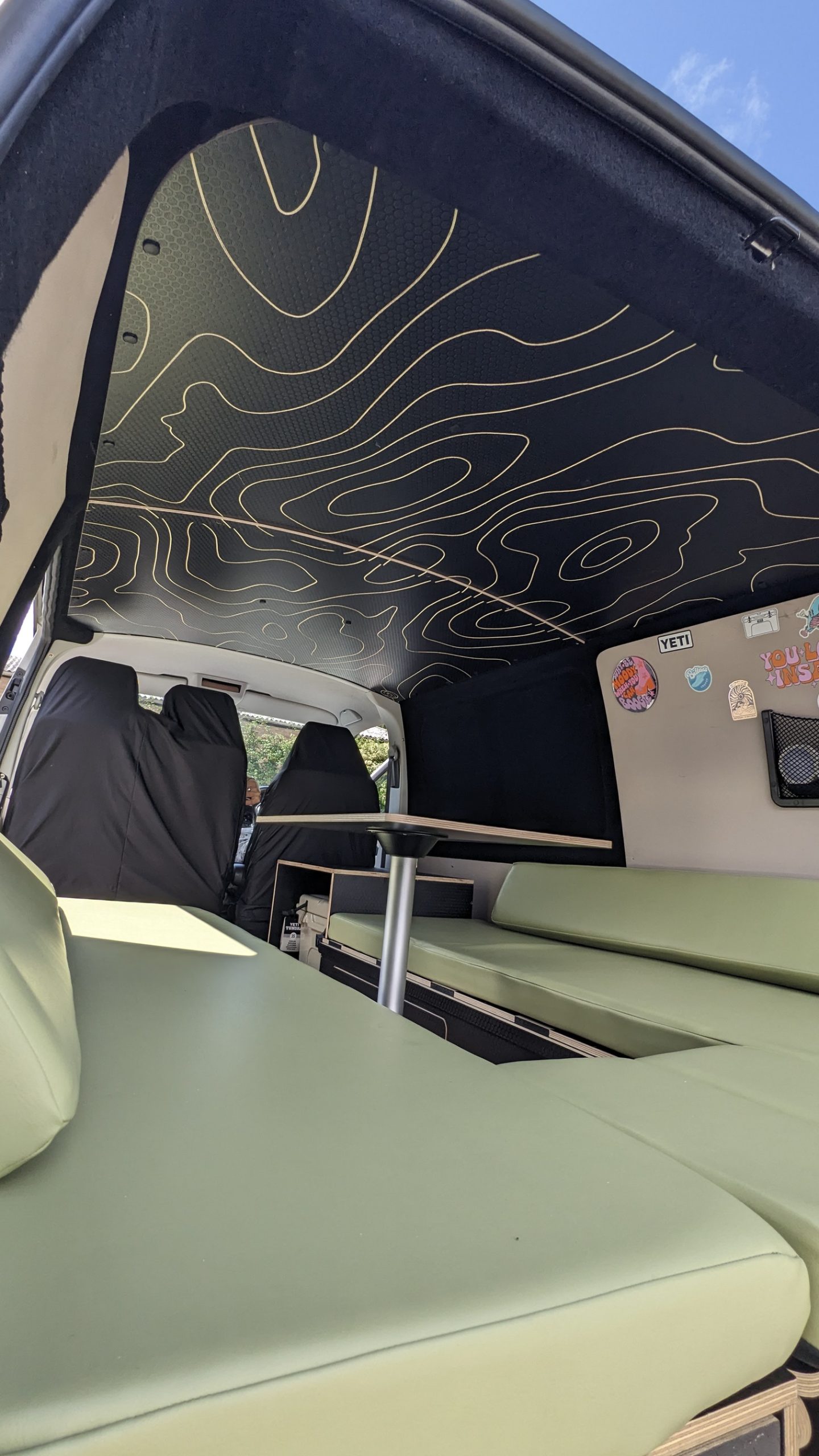 VW T6 hex roof topography fully fitted