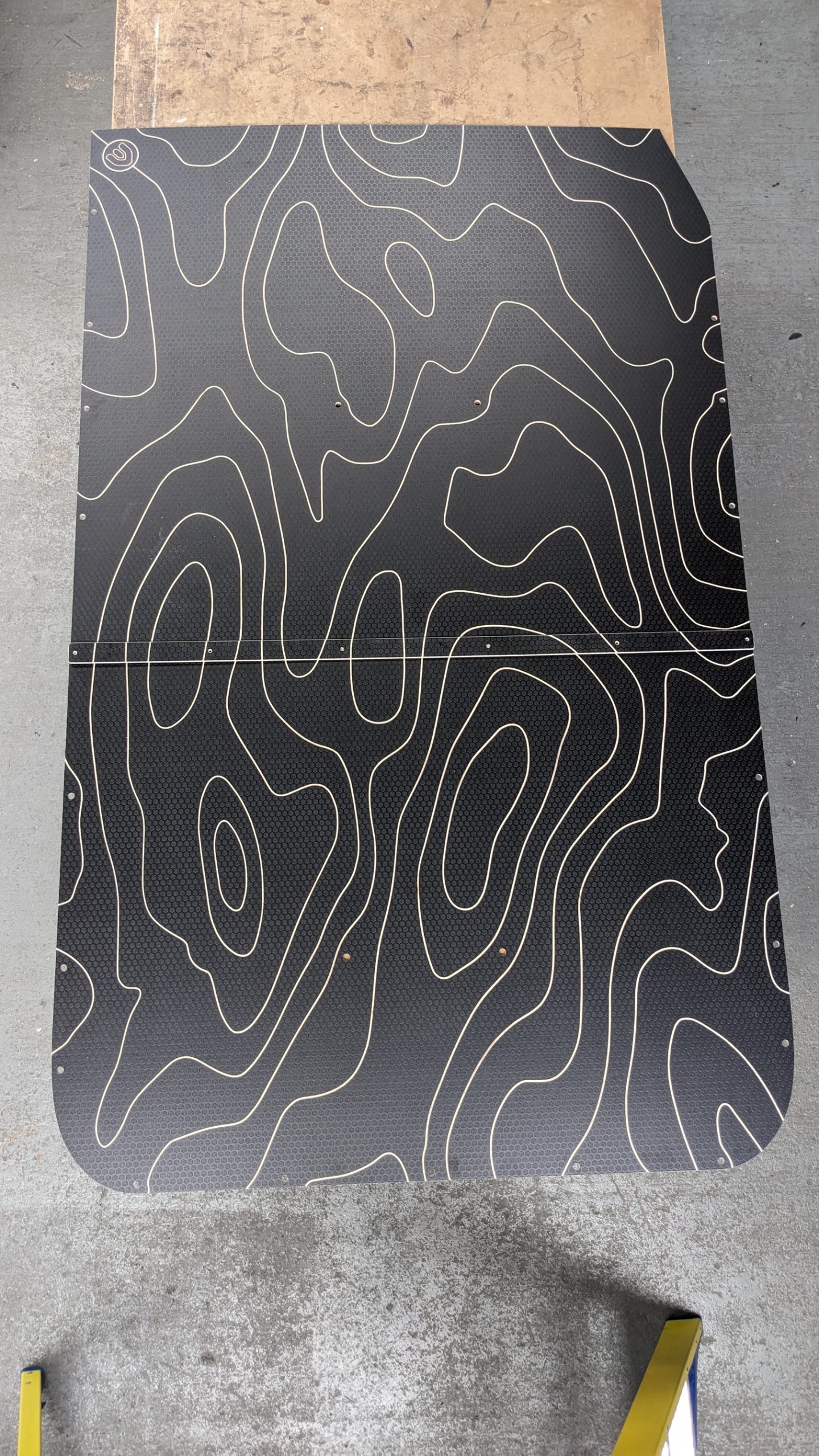 VW T6 hex roof topography view from top