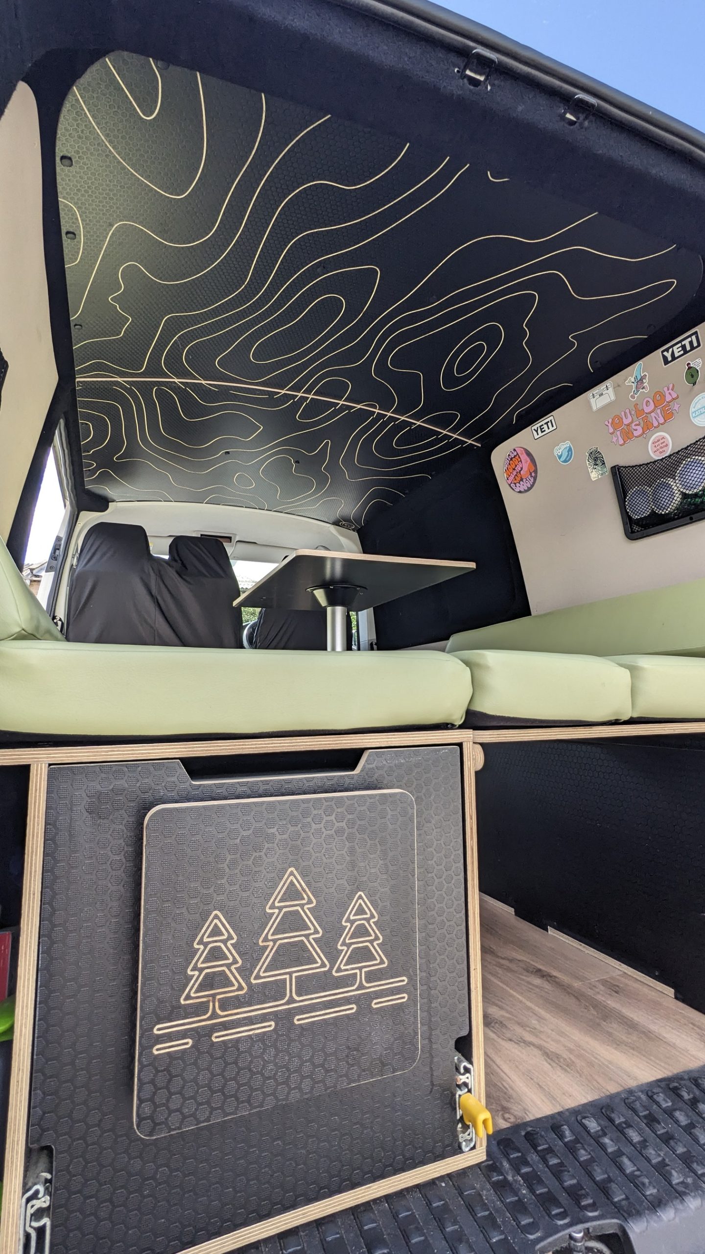 VW T6 hex roof topography fitted