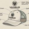 Vanbus Trucker Cap LOGO layout parts